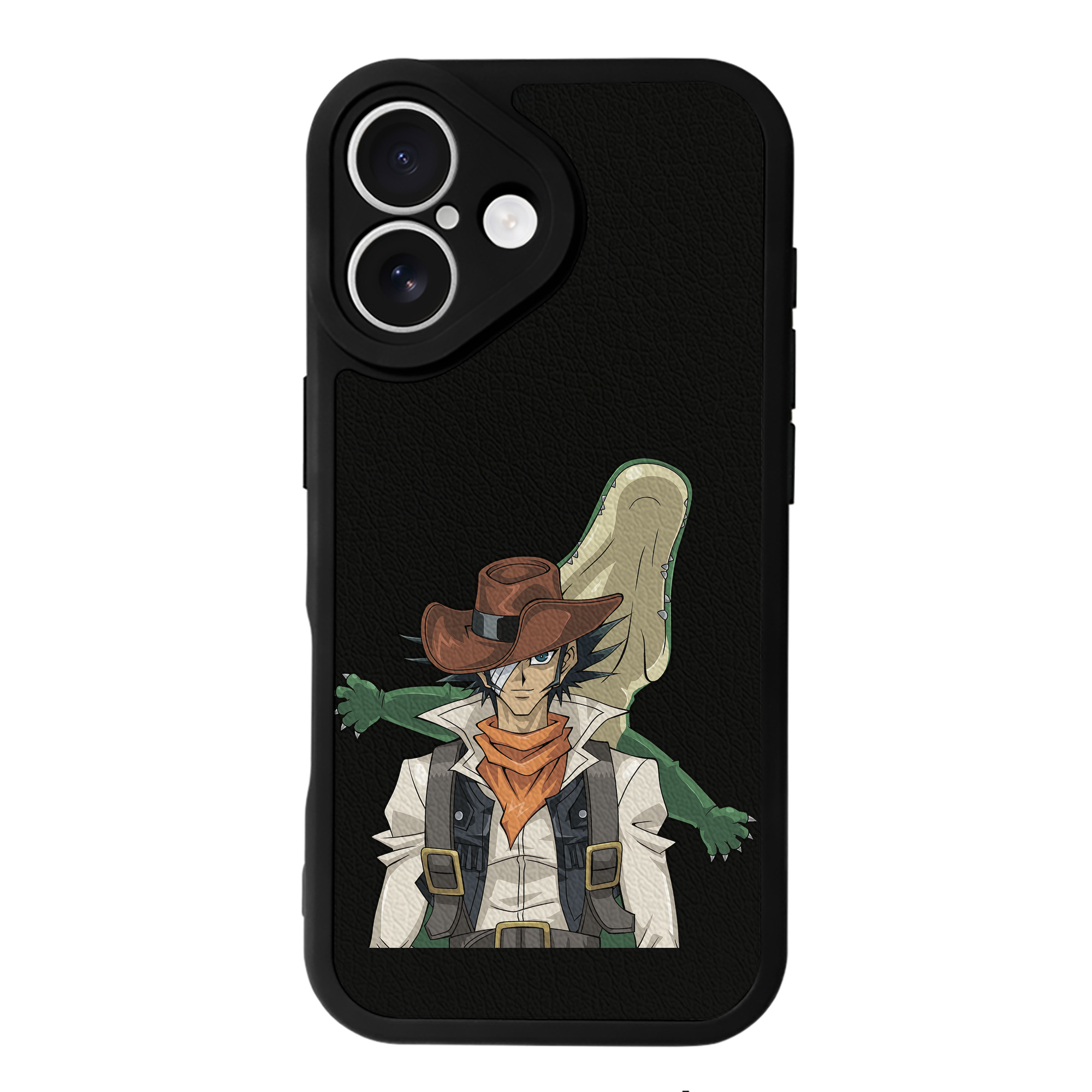 （画像用） 遊☆戯☆王 Yu-Gi-Oh! 【iPhone 16シリーズ対応】シリコンスマホケース（レザー調） 材質：シリコン